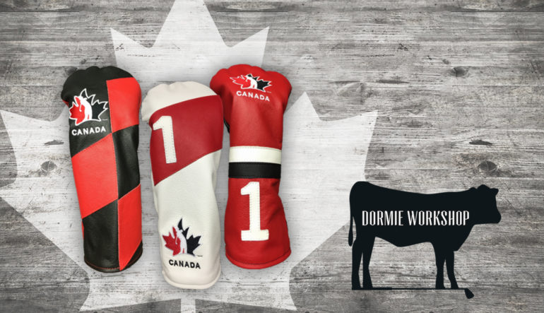 Handmade In Halifax Leather Covers Turn Heads Worldwide Golf Canada - Custom Leather Golf Headcovers Set Handmade In Halifax Leather Covers Turn Heads Worldwide Golf Canada - Custom Leather Golf Headcovers Set