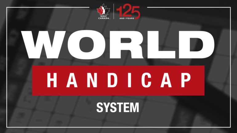 golf canada handicap